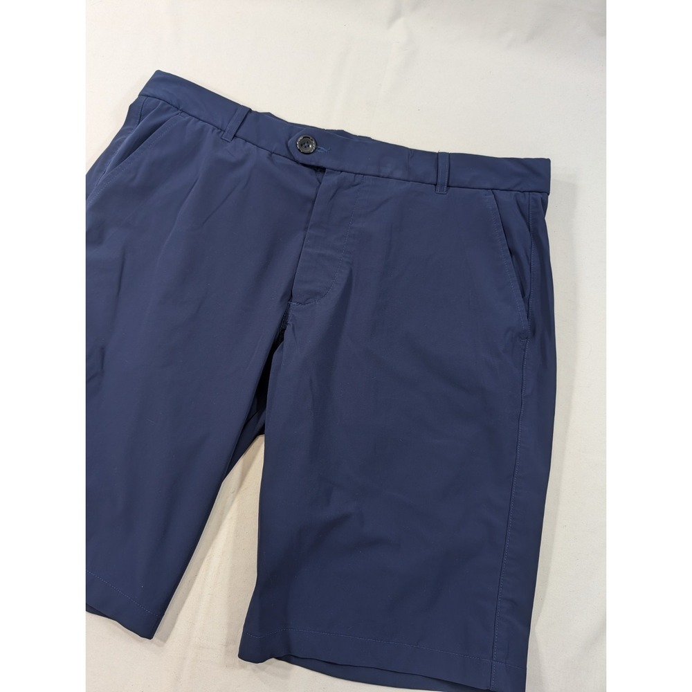 Greyson Golf 10 Inch Montauk Shorts-Mens Size 36- Navy Blue-Stretch